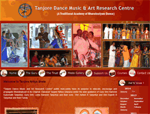 Tablet Screenshot of bharatnatyamdance.com